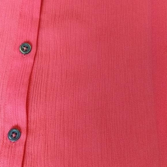 Tahari Sheer Silk Blouse, Size M - Picture 3 of 8